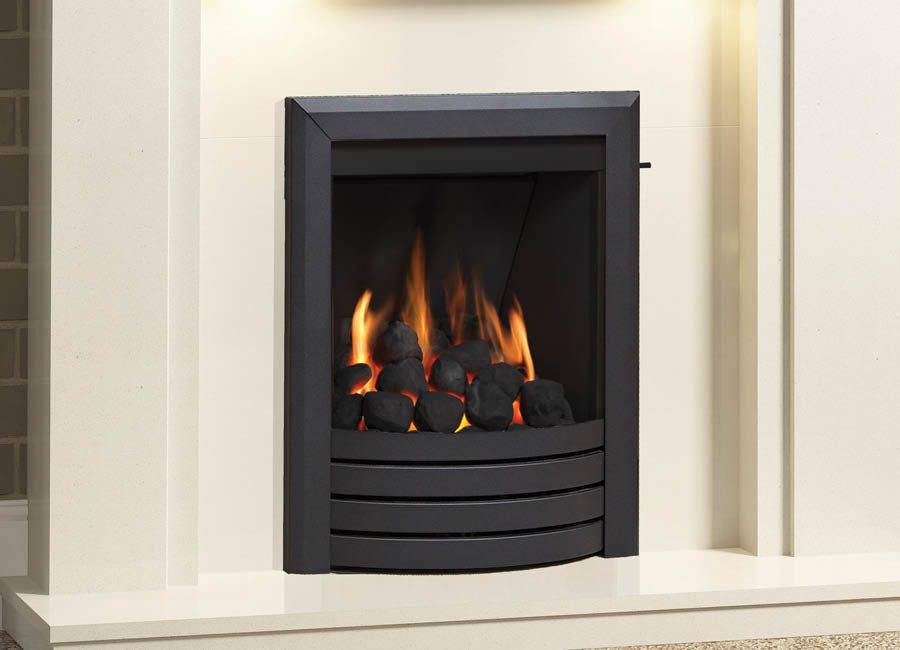 Inset gas fire from the Flare design collection